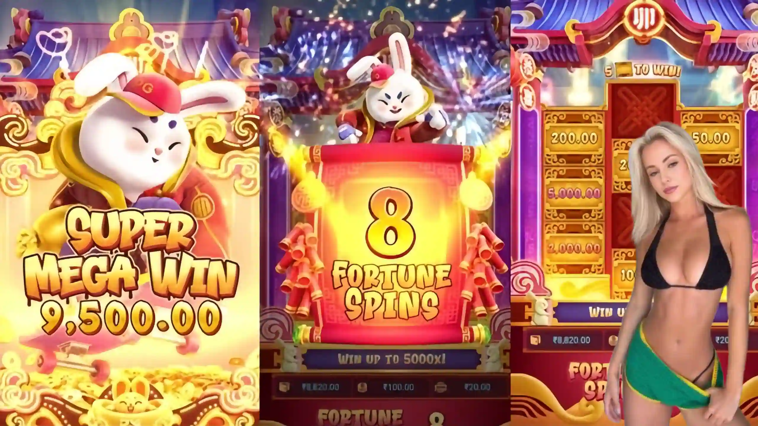Wild Expansivo Fortune Rabbit hhhboi - Coelho Dourado que Expande